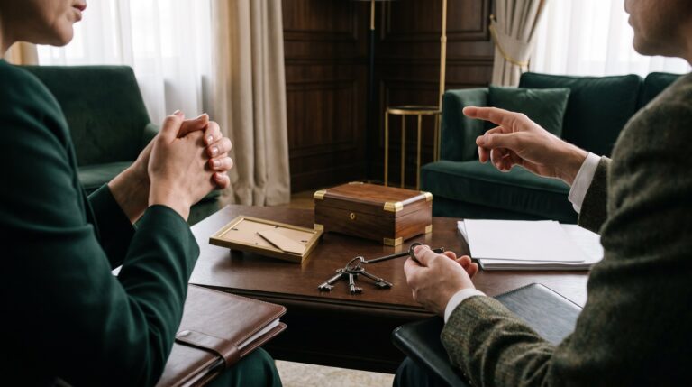 Conversa familiar sobre herdeiro que não quer assinar o inventário