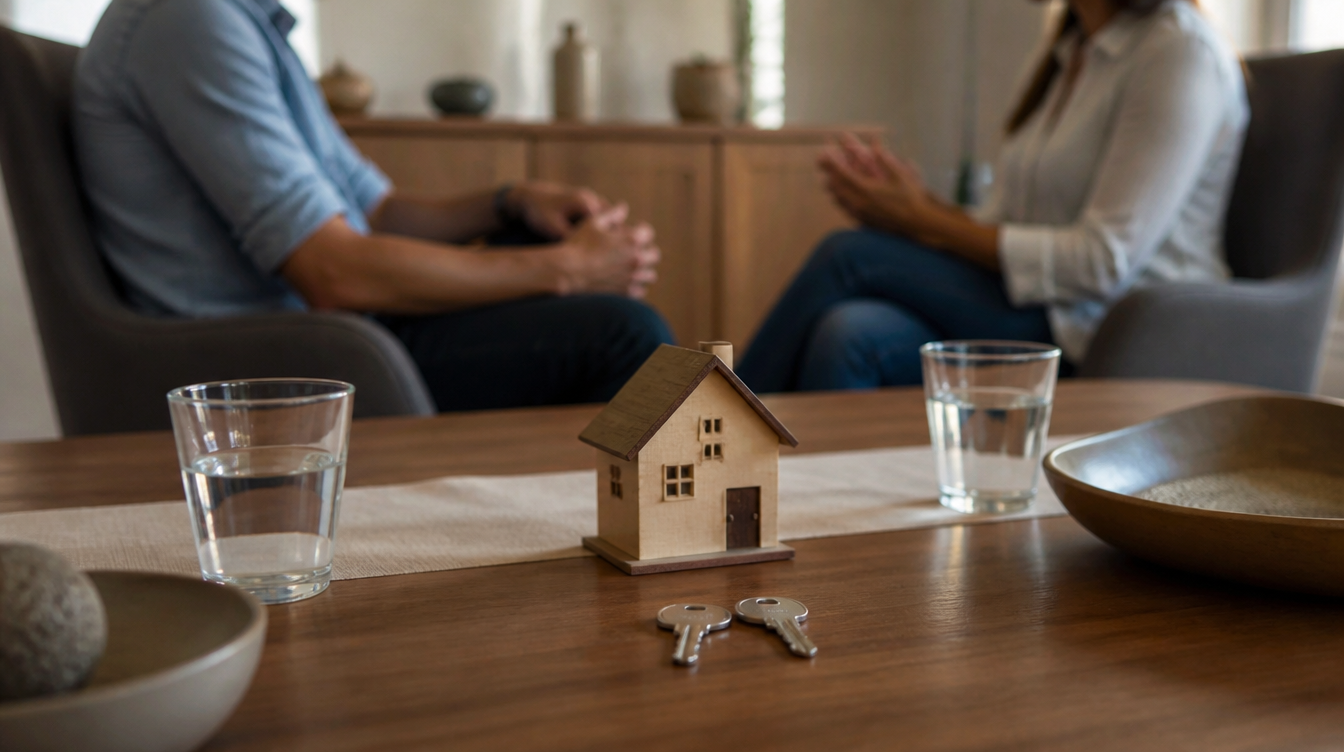 Opções de acordo sobre casa e partilha de bens no divórcio